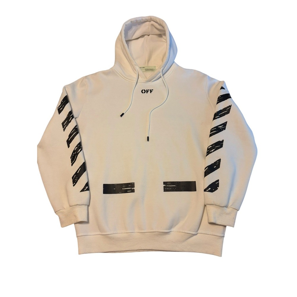 Off White Virgil Abloh Seeing Things Hoodie Main Label 2013  White